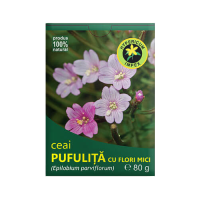 Кипрей мелкоцветковый трава (Pufulita cu flori mici) чай Hypericum 80г БАД